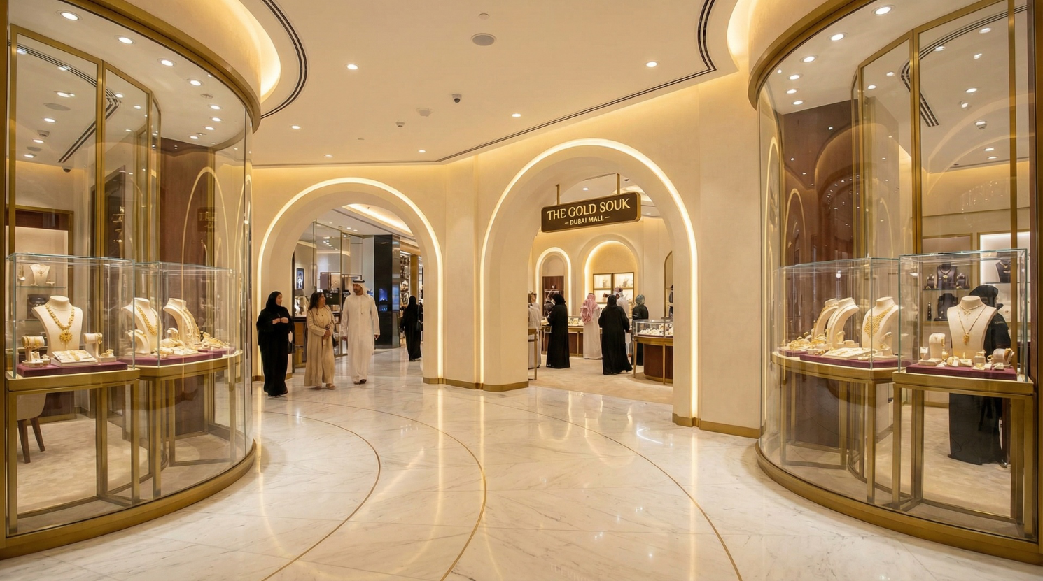 Gold Shops in Dubai Mall